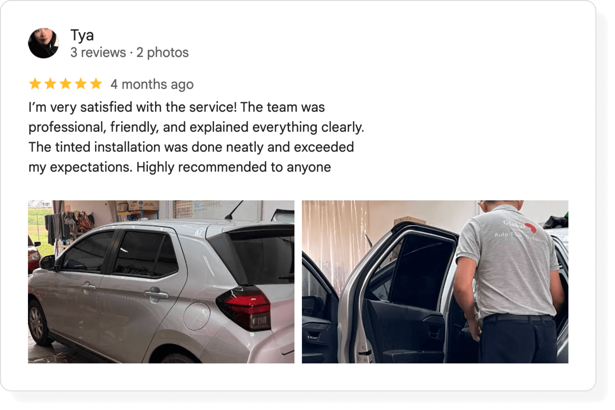 Customer review
