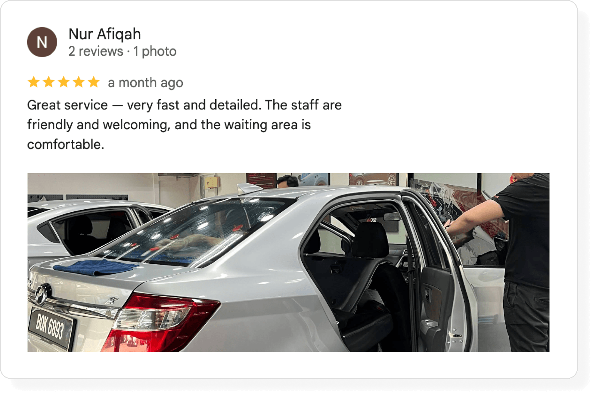 Customer review