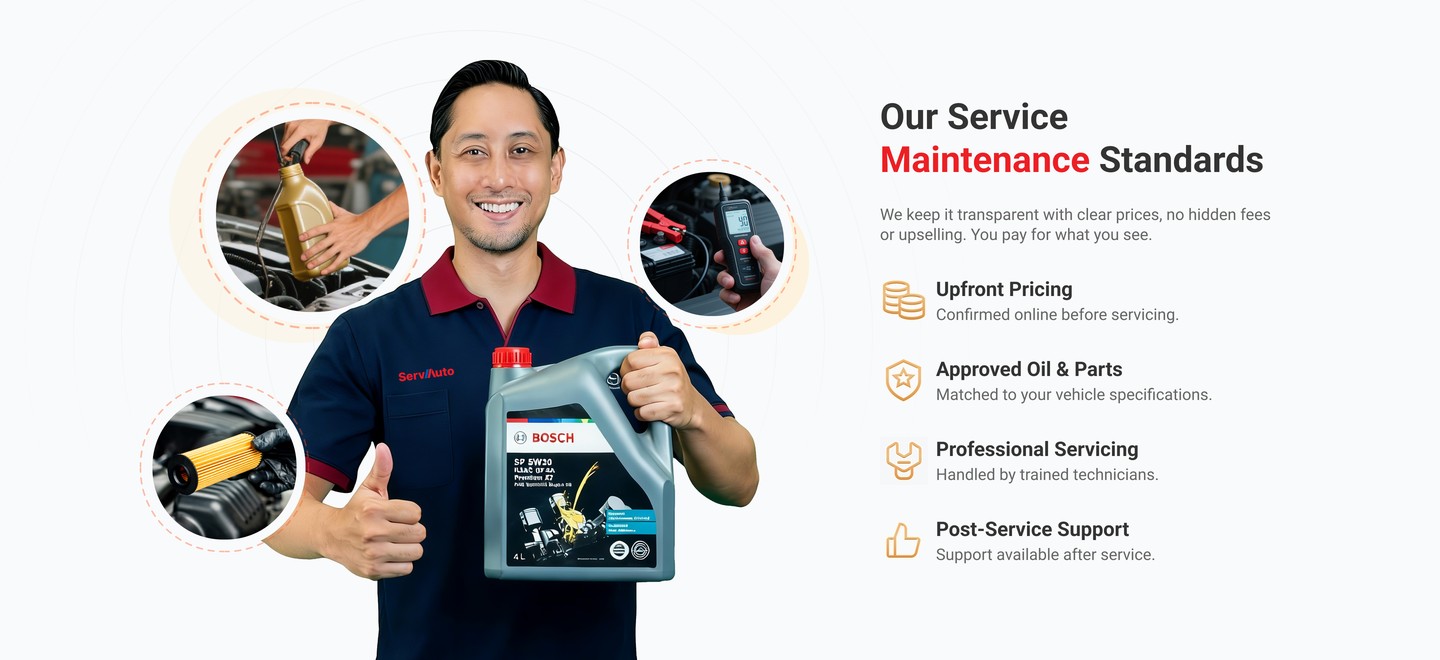 Our service maintenance standards